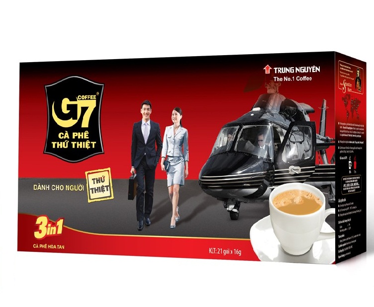 Trung Nguyen G7 3 w 1 — pudełko kawy rozpuszczalnej