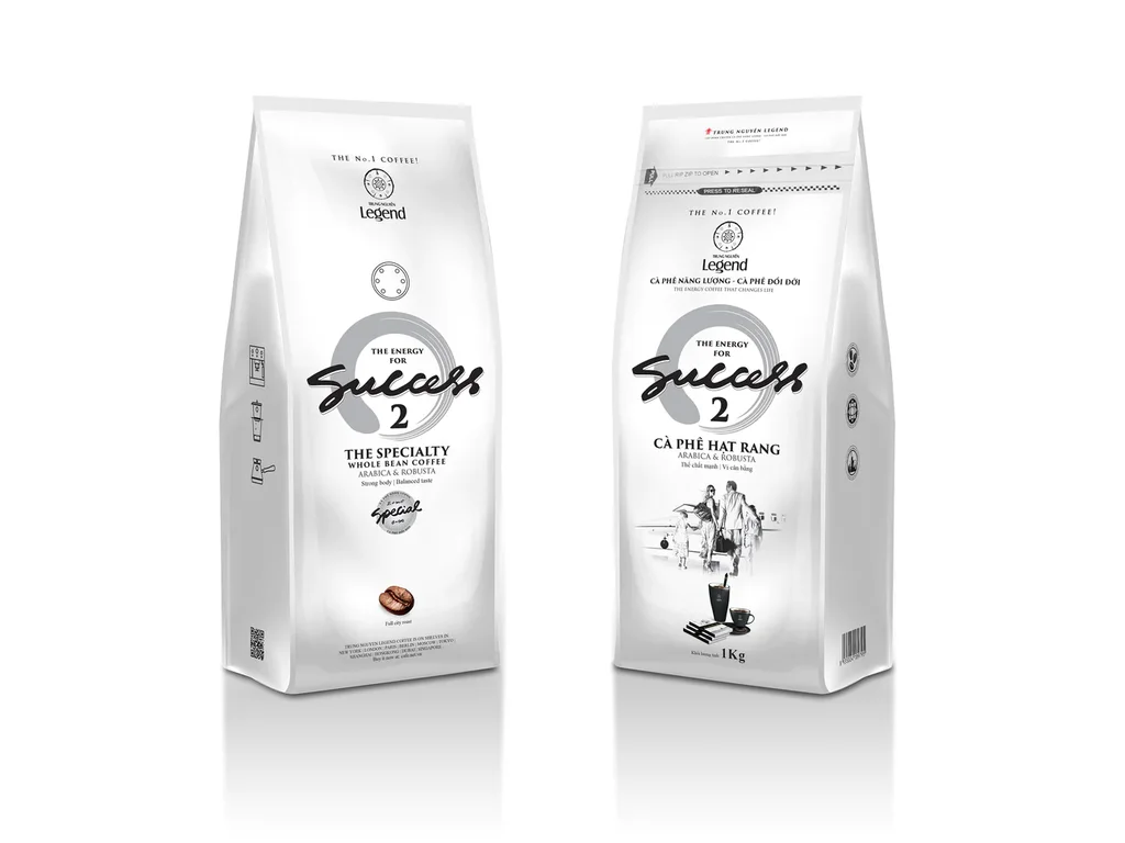 Trung Nguyen Legend Success 2 — opakowanie kawy ziarnistej 1 kg